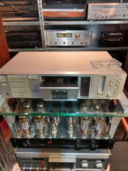 Preview: NAKAMICHI BX-125 E  Tape Deck in silber mit Dolby B+C ,  3 Motoren Japan 1985